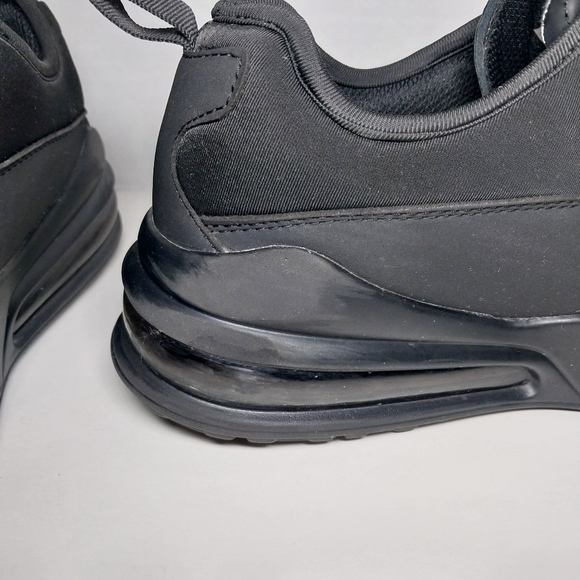 Larnmern Slip On Womens Sz 9 Mens Sz 7.5 Work Shoes non slip Black Zip Closure - Picture 12 of 16